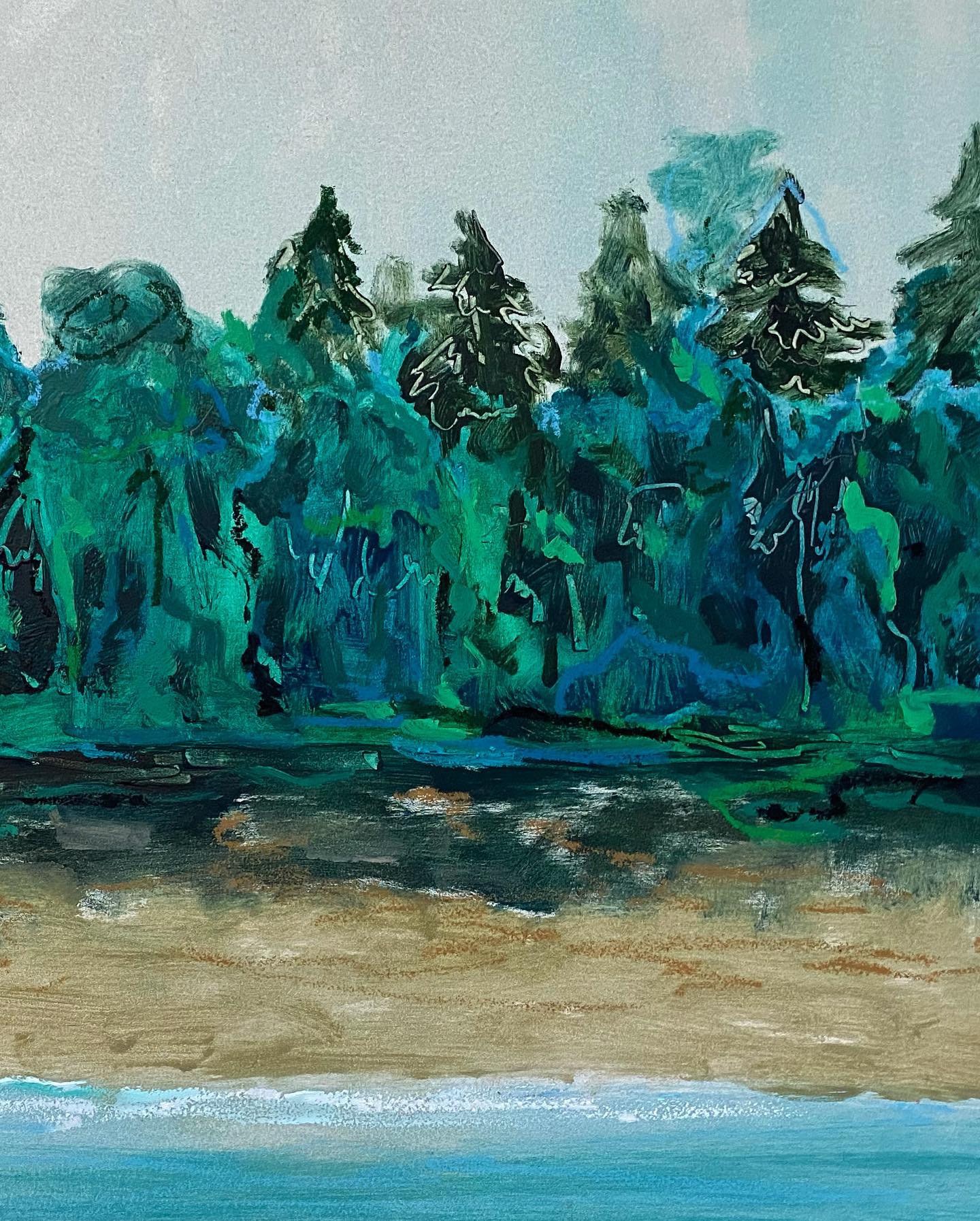 'Winter at Holkham' Twoday Oil Painting Visit Norwich