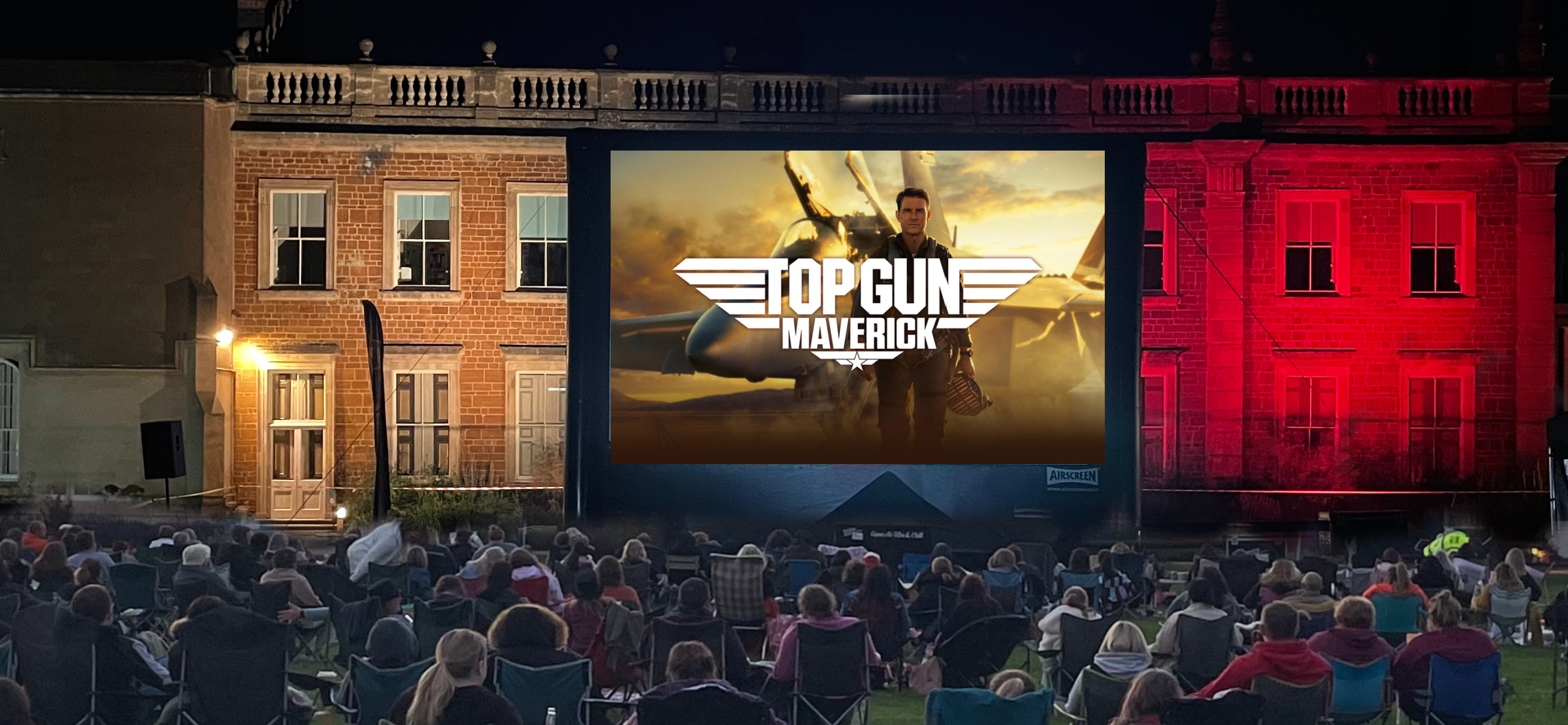 Outdoor Cinema Norwich Top Gun Screening Visit Norwich